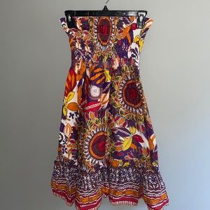 Fun patterned cover up